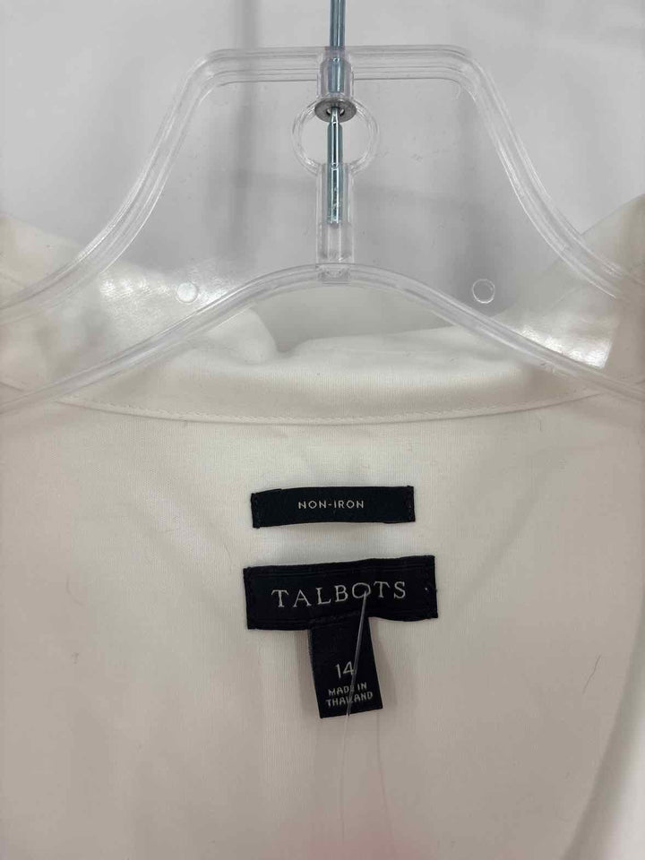 Size 14 Talbots White Shirt