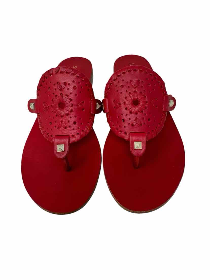 Shoe Size 7 Jack Rogers Red Sandals