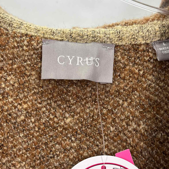 Size L CYRUS Brown Sweater
