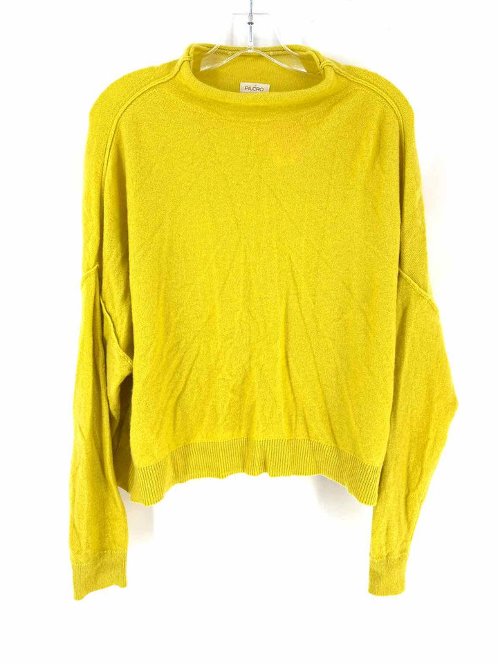 Size M Pilcro & the Letterpress Yellow Cashmere Sweater