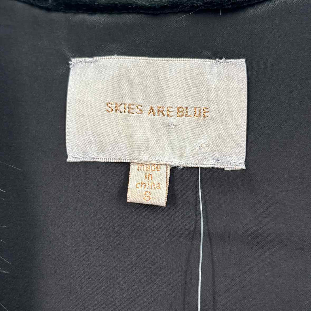 Size S SKIES ARE BLUE Black Vest