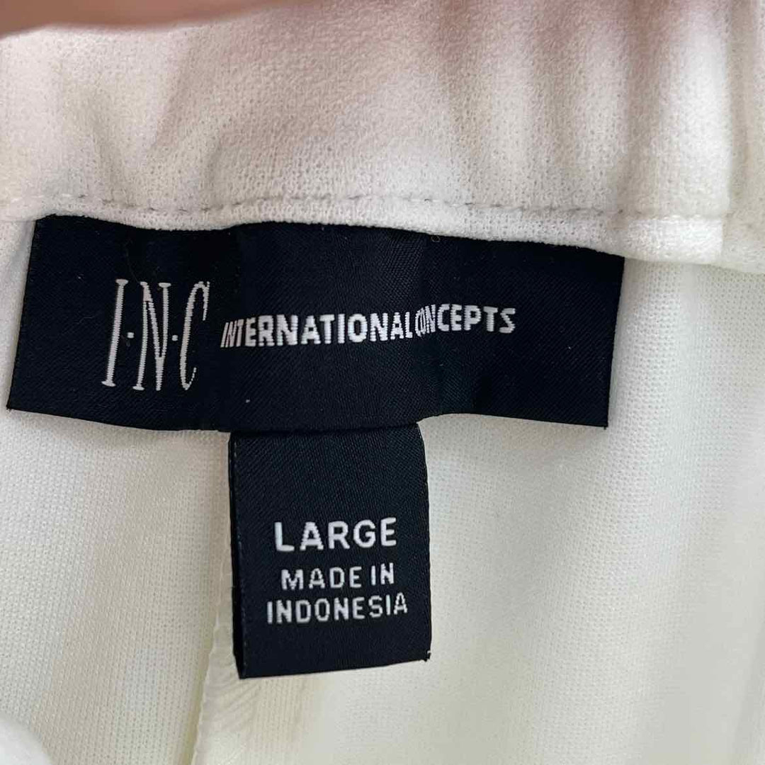 Size L INC Cream Pants