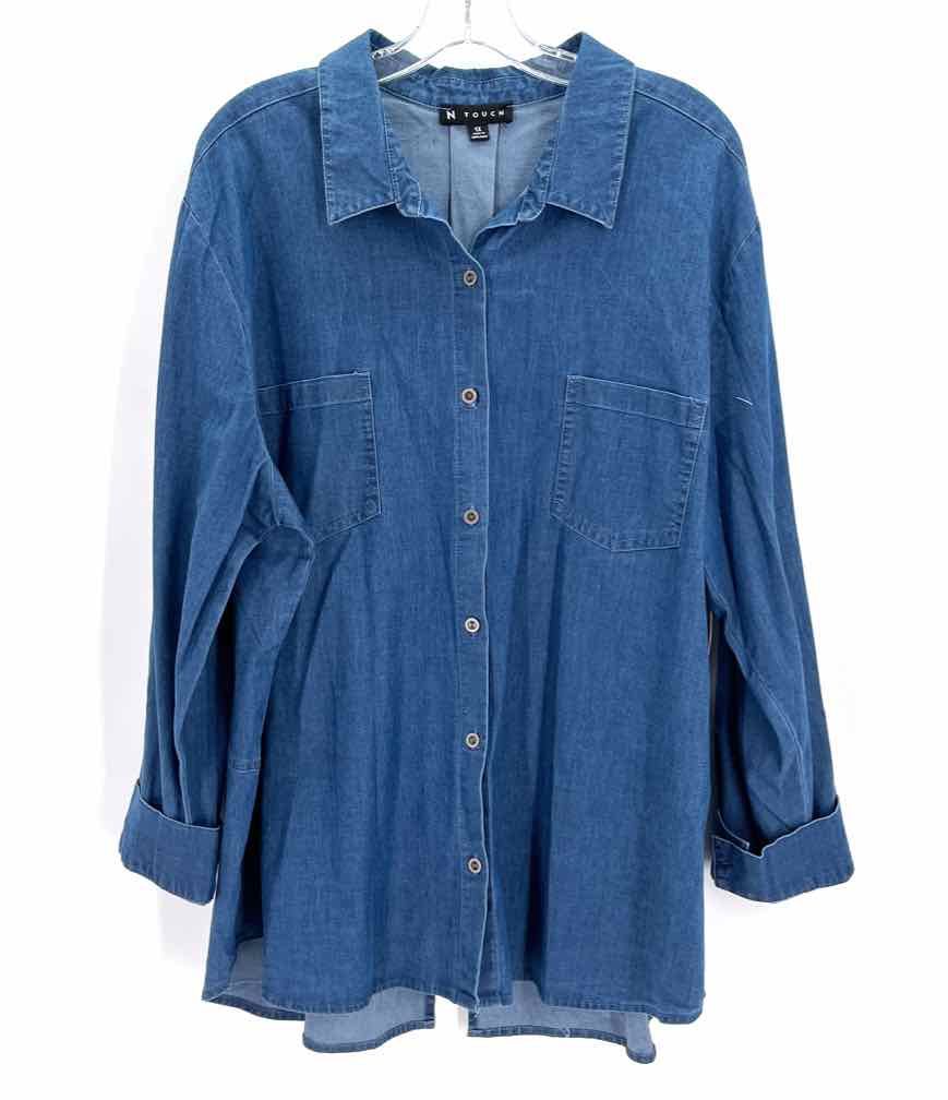 Size 1X Denim Shirt