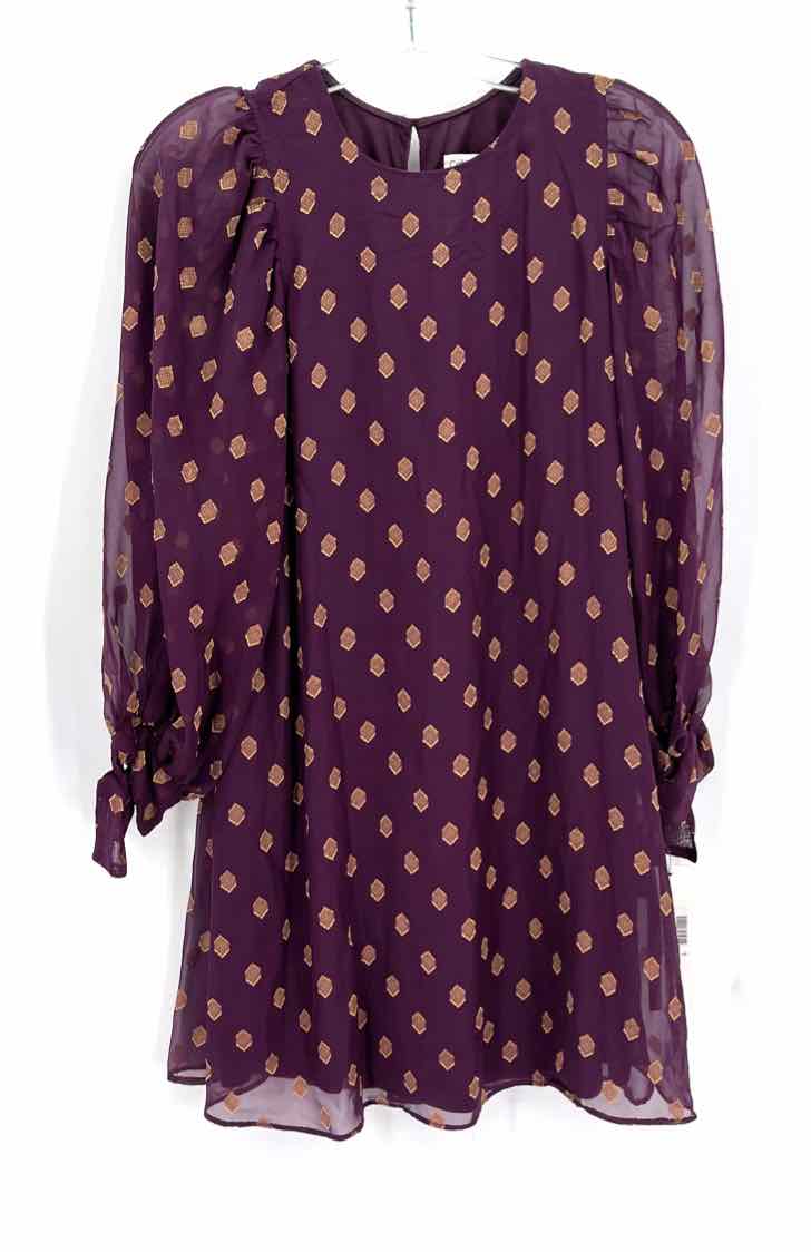 Size 0 Calvin Klein Burgundy Dress