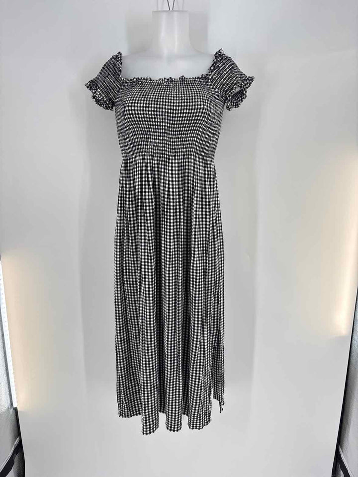 Size L Bardot Black/White Dress