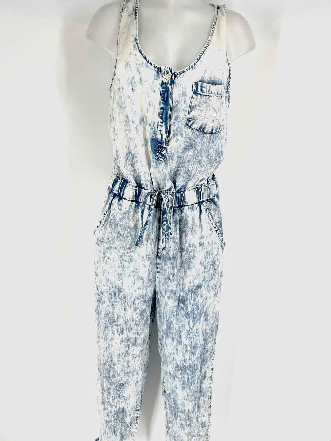 Size M Blue Print Romper