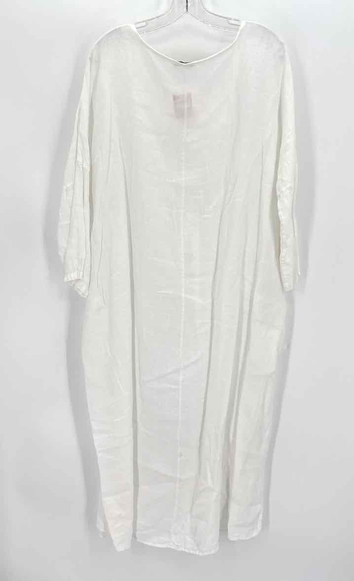 Size 16 White Linen Dress