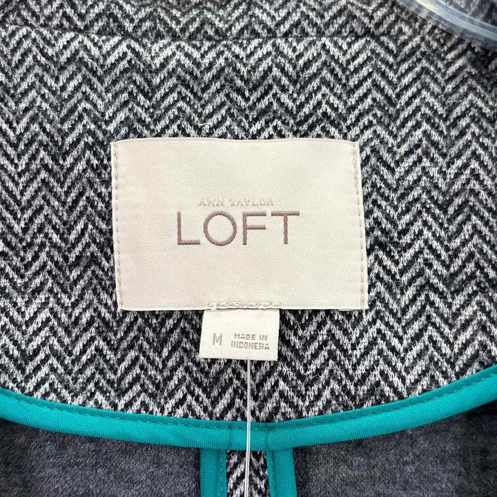 Size M Ann Taylor Gray Wool Blazer