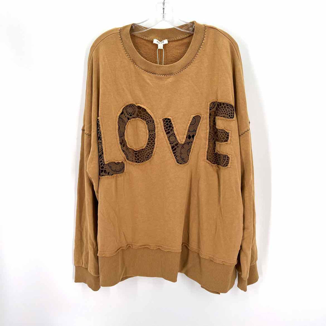 Size 3X ODDI Brown Sweater