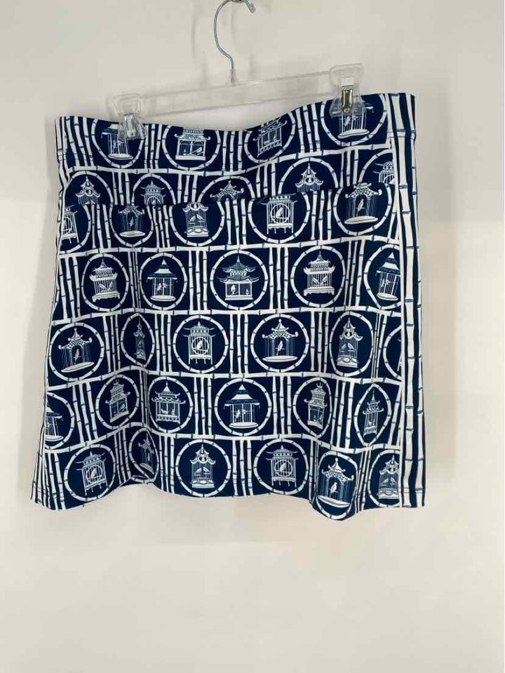 Size XL Gretchen Scott Navy Skirt