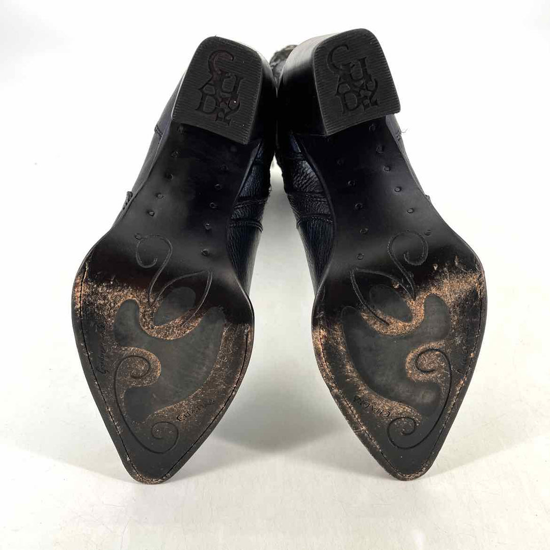 Shoe Size 9.5 Black Leather Boots