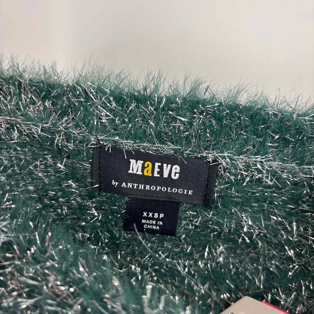 Size XXS MAEVE Green Sweater
