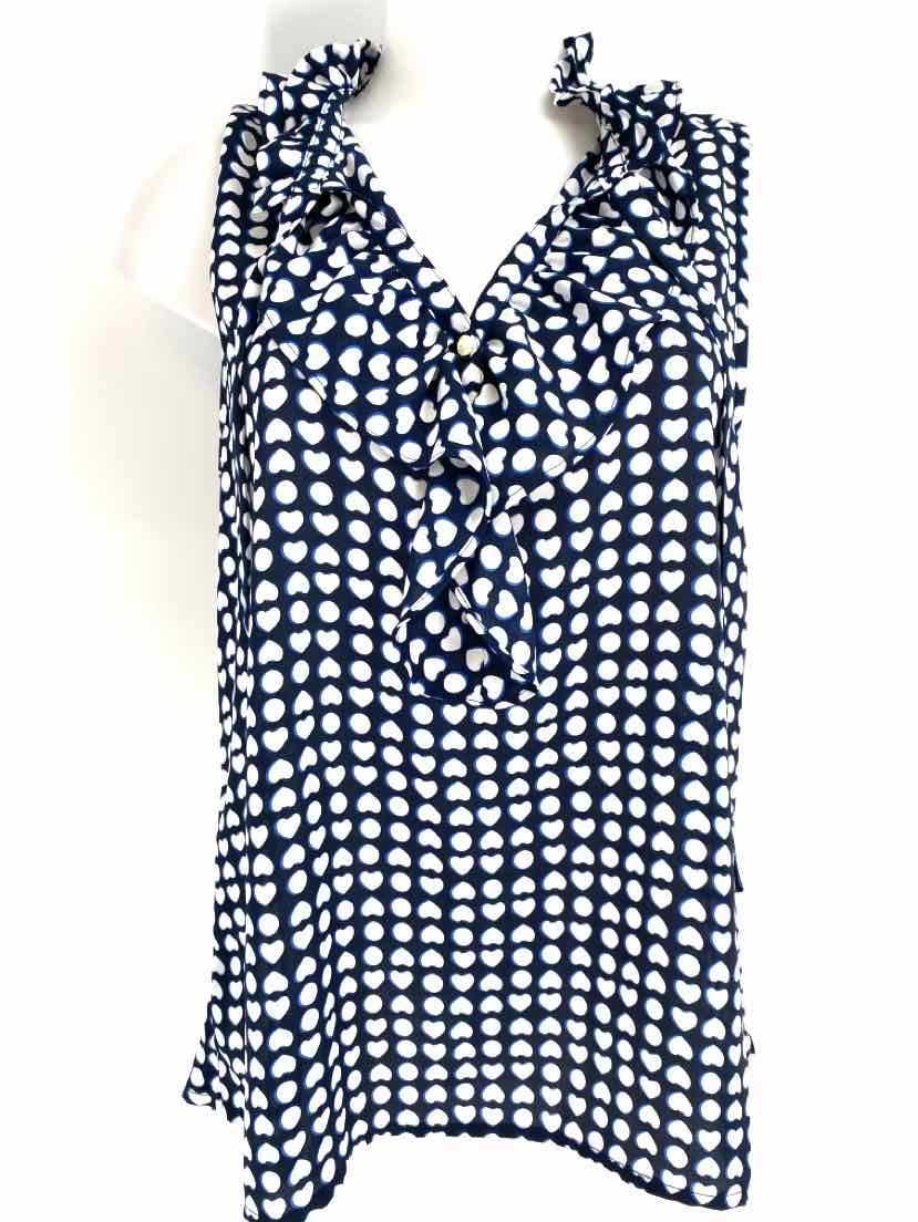 Size M Ann Taylor Navy Shirt