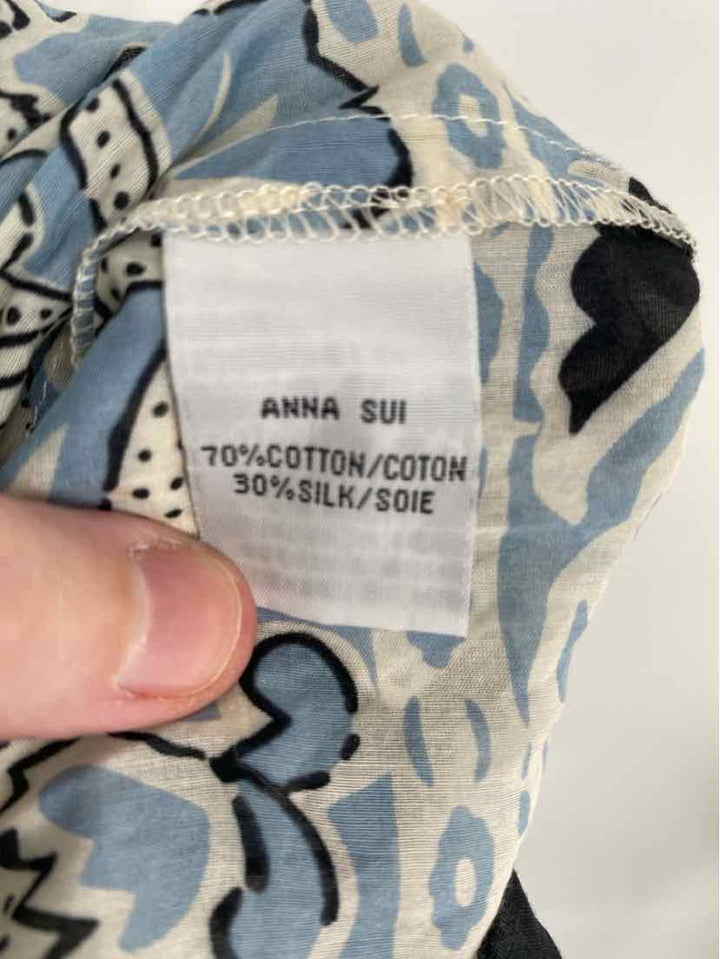Size S Blue Print Shirt