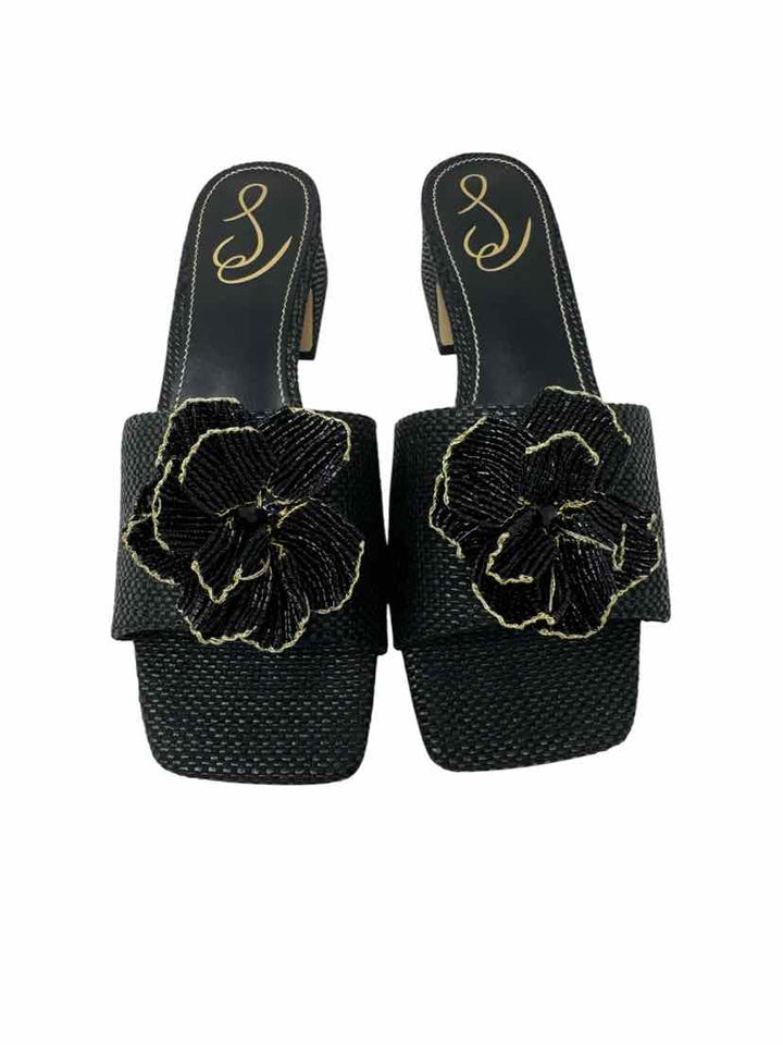 Shoe Size 8 Sam Edeleman Black Sandals