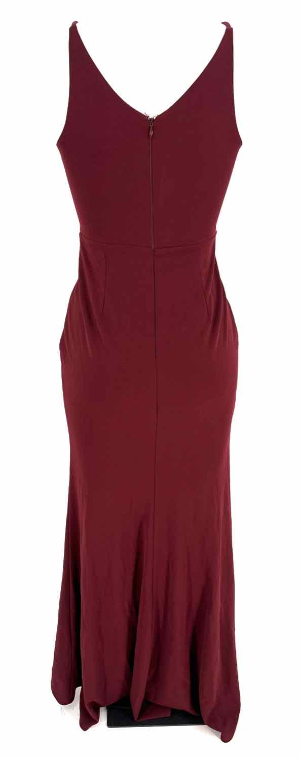 Size 2 Anthropologie Burgundy Dress