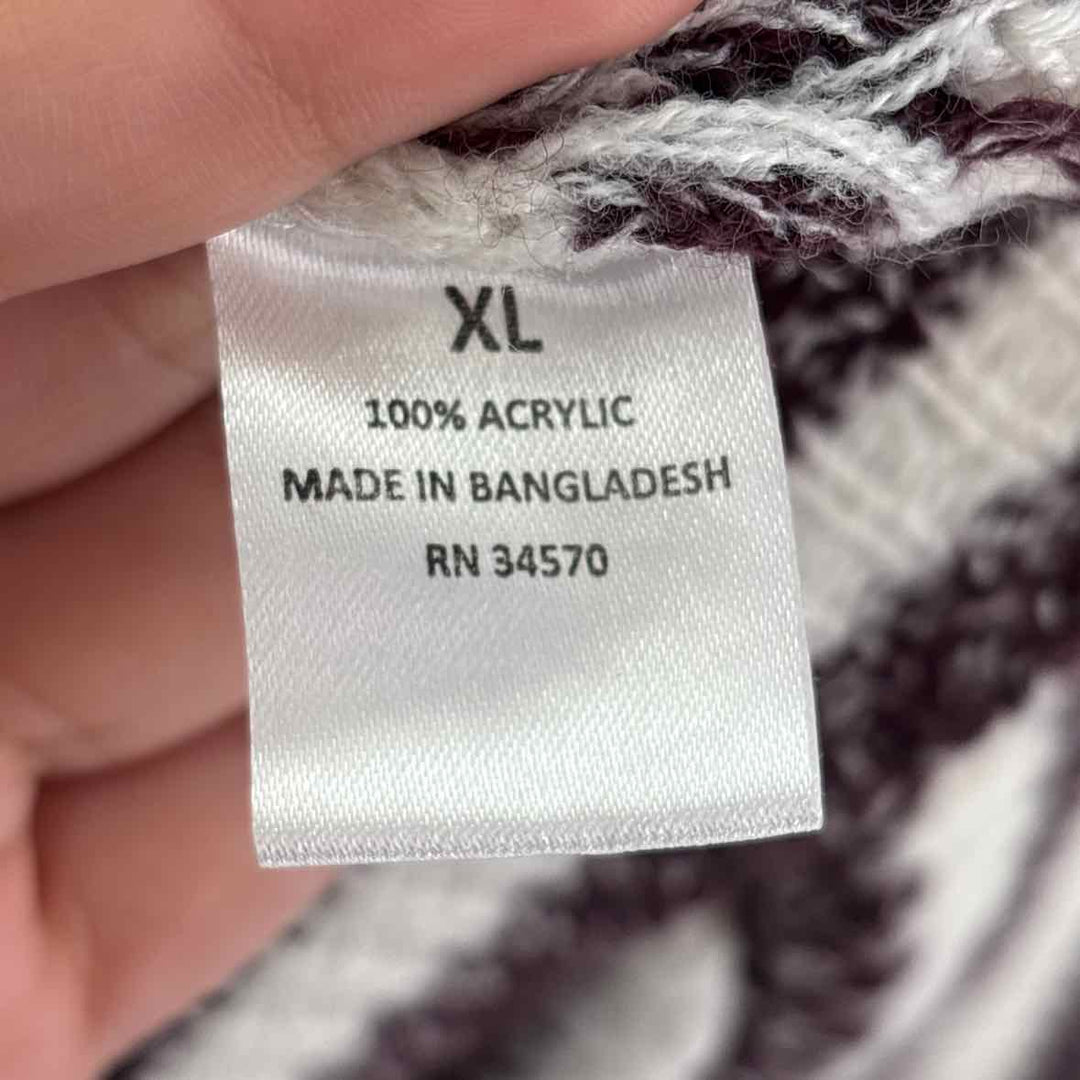 Size L Burgundy Cardigan