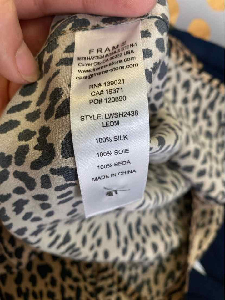 Size S FRAME Tan Luxury - Shirt