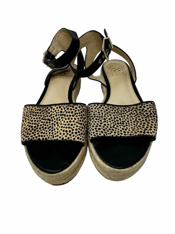 Shoe Size 37 Vince Camuto Tan Leather Sandals