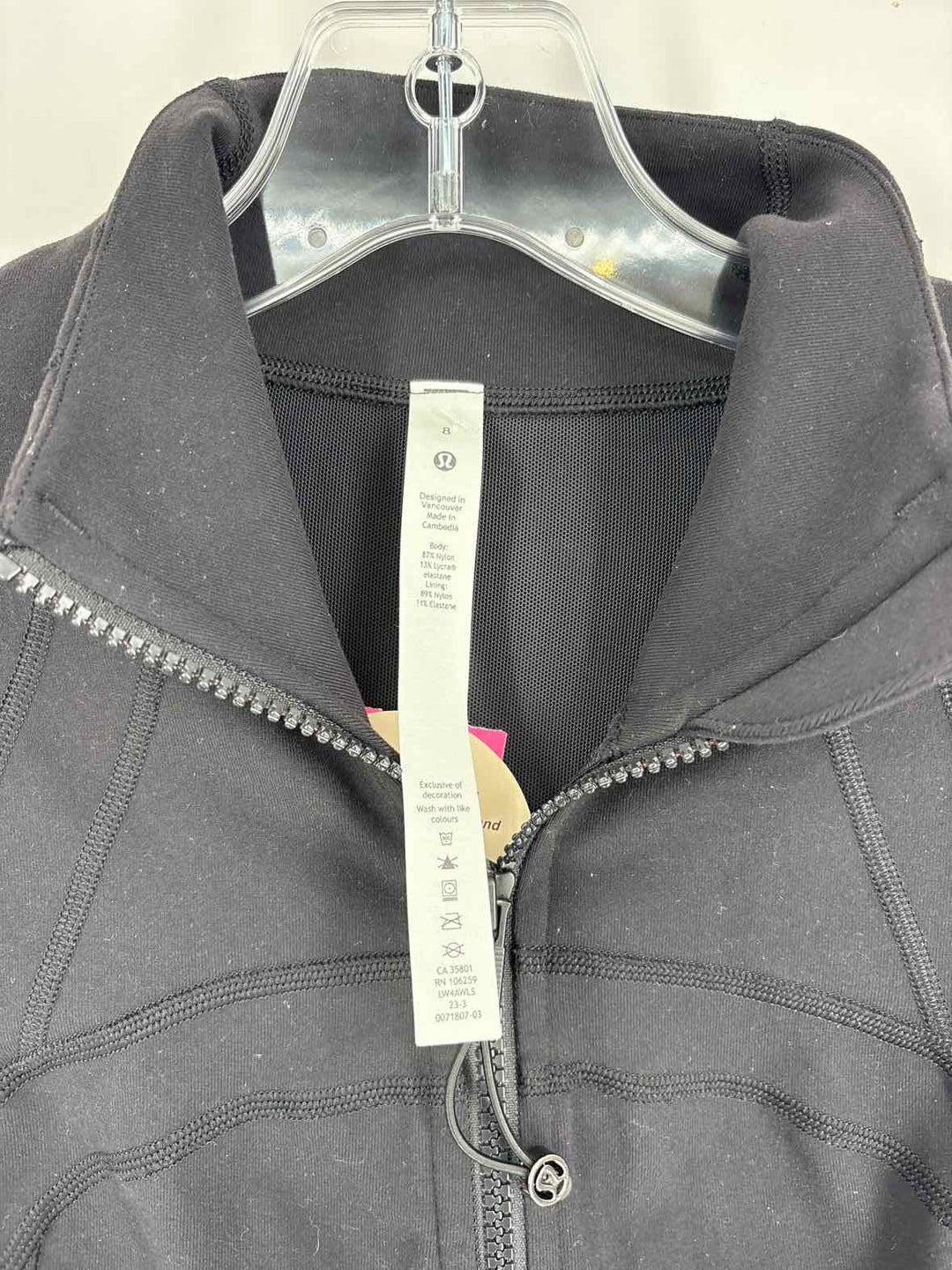 Size 8 Lululemon Black Jacket