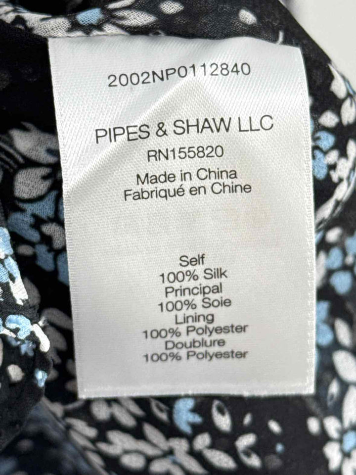 Size 4 VERONICA BEARD Black Print Dress