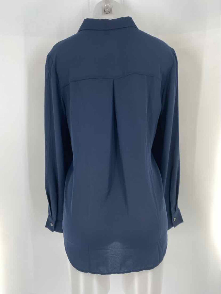 Size M Ann Taylor Navy Shirt