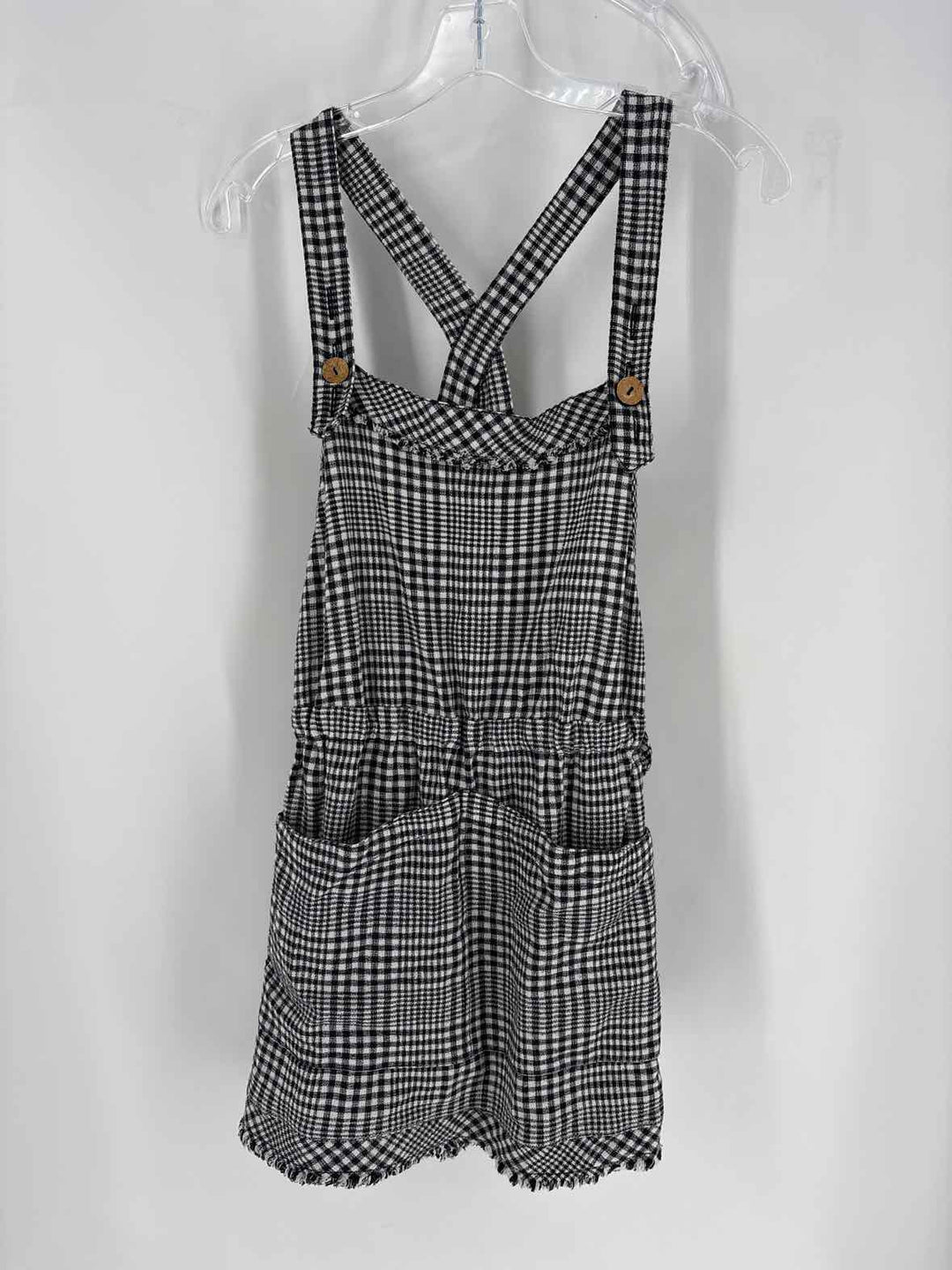 Size S FREE PEOPLE Black/White Dress