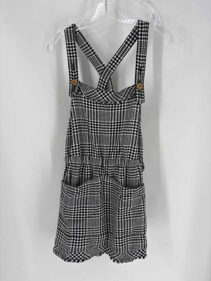Size S FREE PEOPLE Black/White Dress