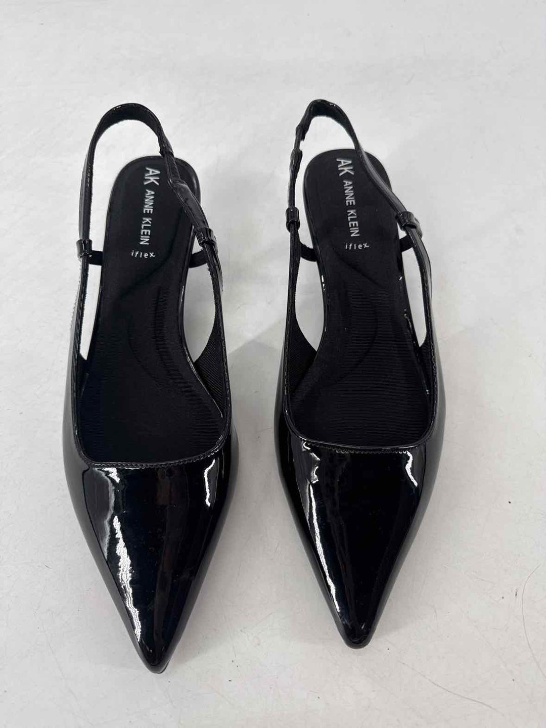 Shoe Size 7.5 Anne Klein Black PATENT Pumps