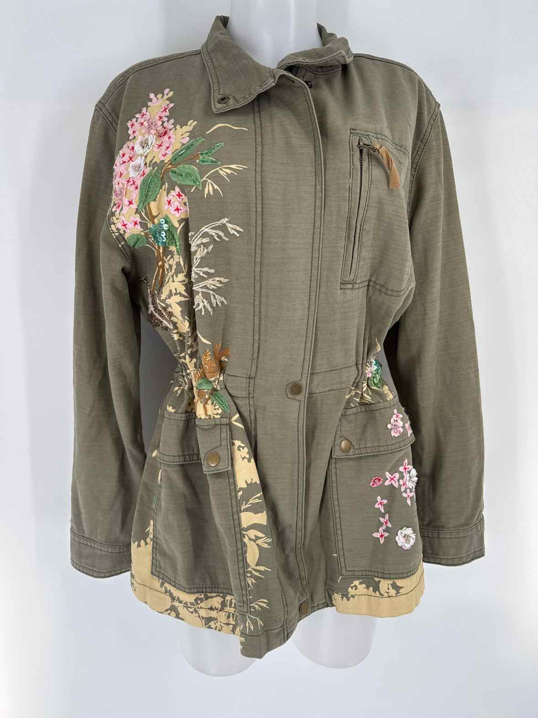 Size M Anthropologie Olive Jacket