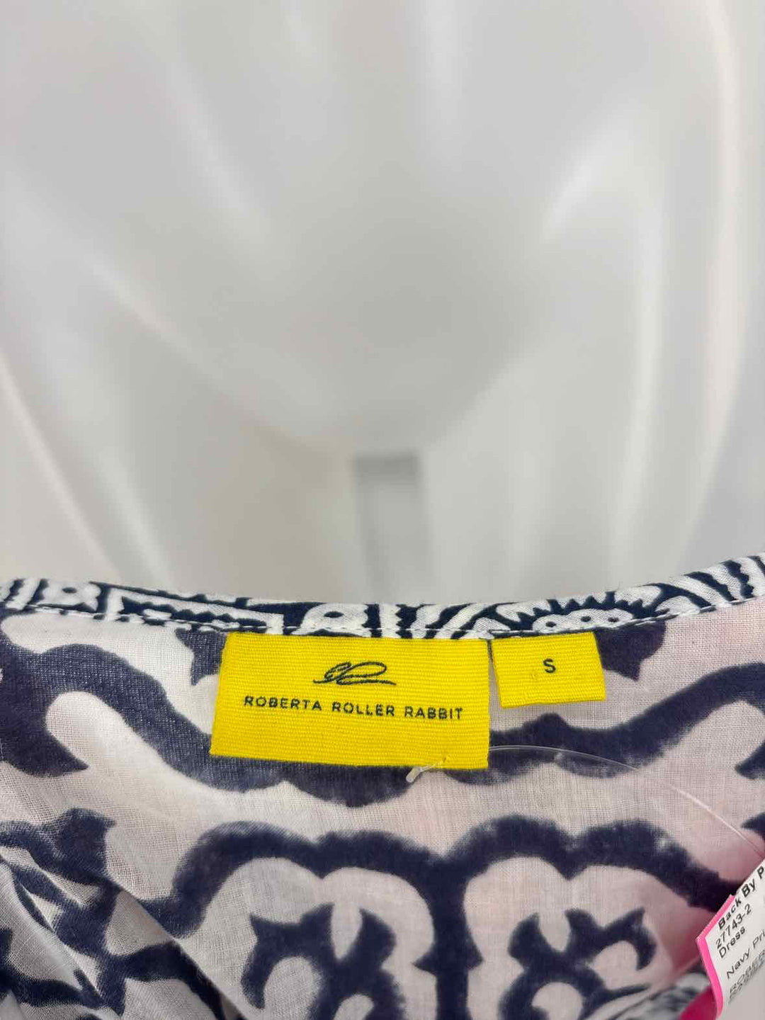 Size S Navy Print Dress