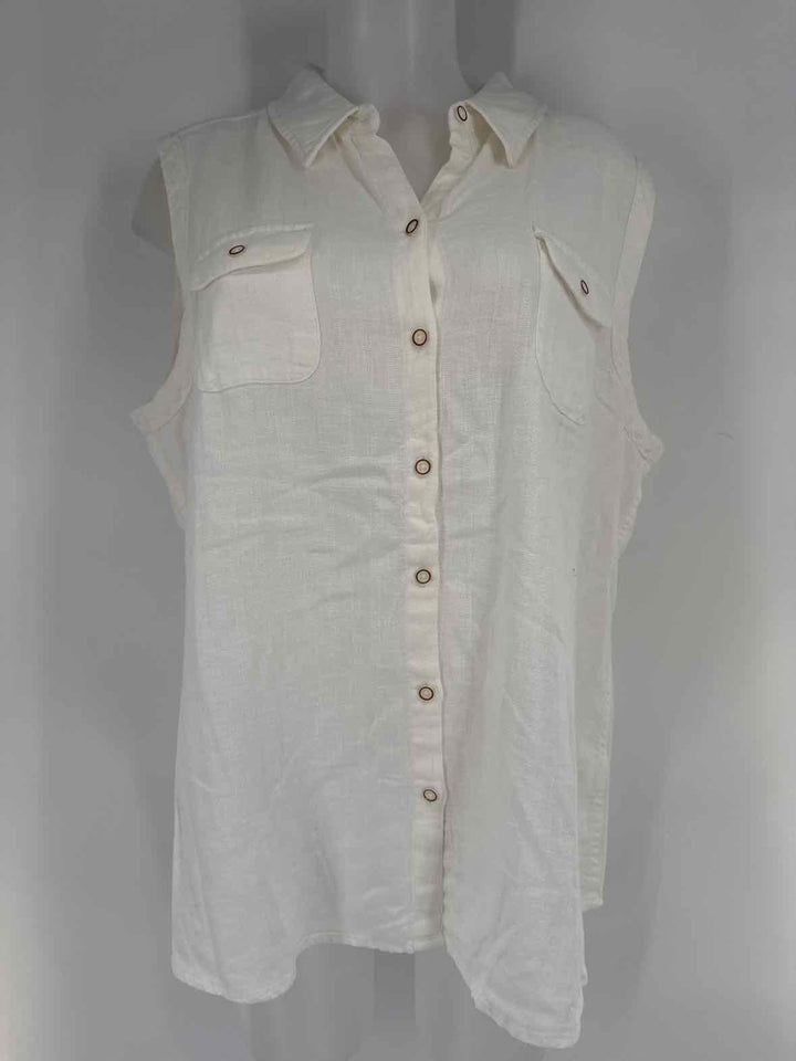 Size 1X ORVIS White Shirt