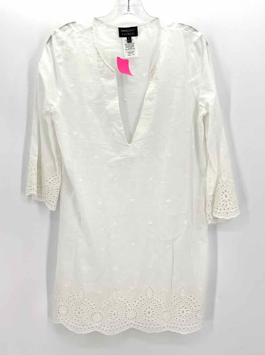 Size M Talbots White Cotton Shirt