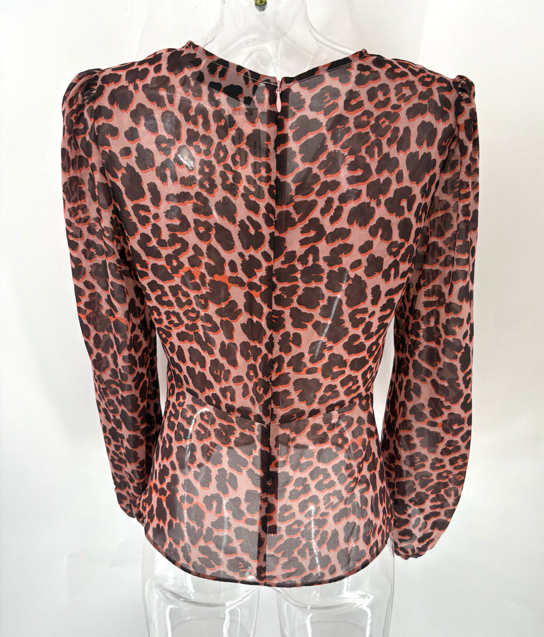 Size M Brown Print Shirt