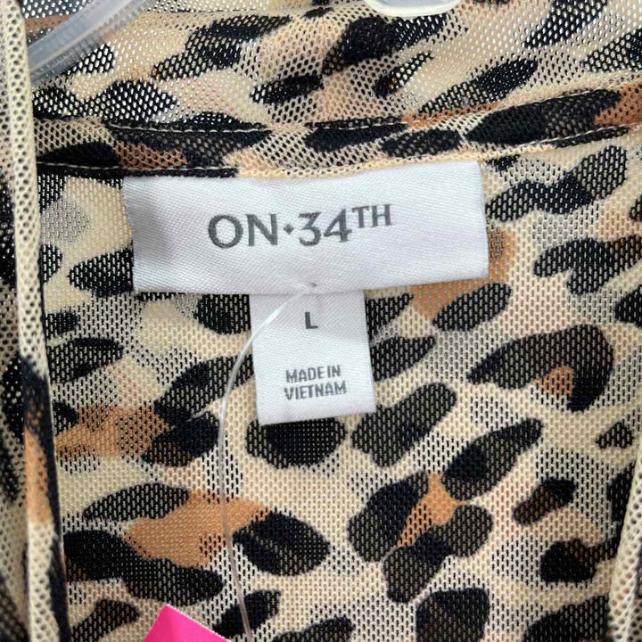 Size L ON 34TH Bronze Shirt