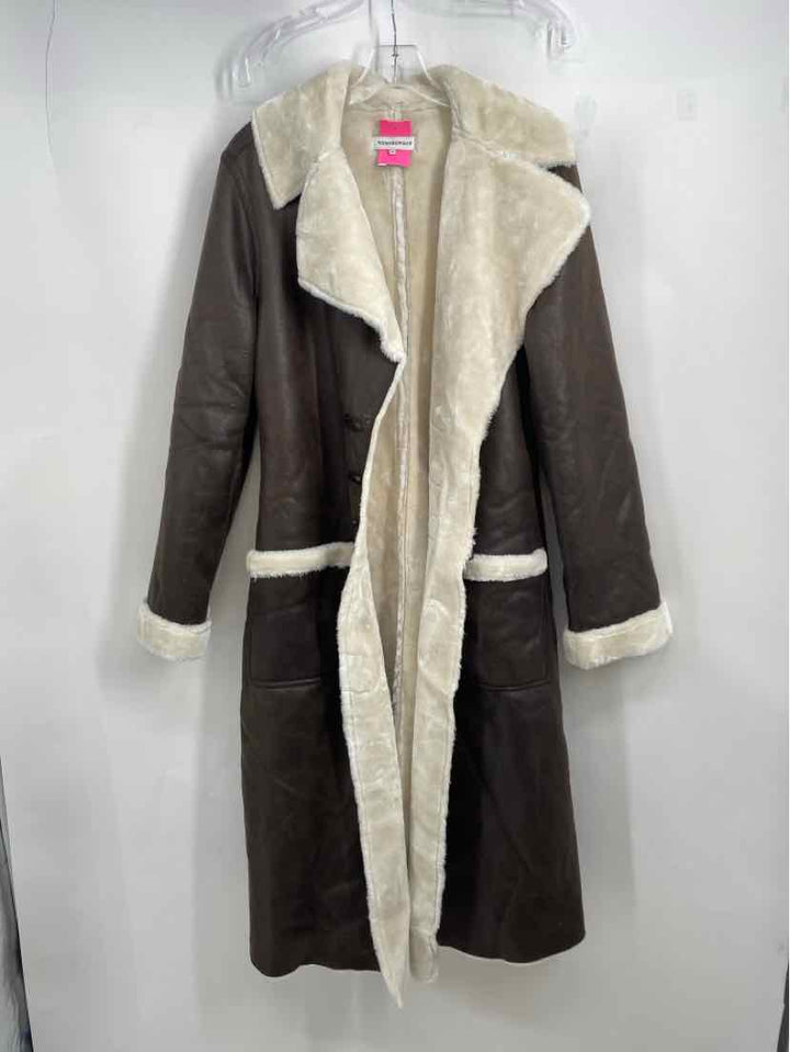 Size S WE WORE WHAT Brown Jacket