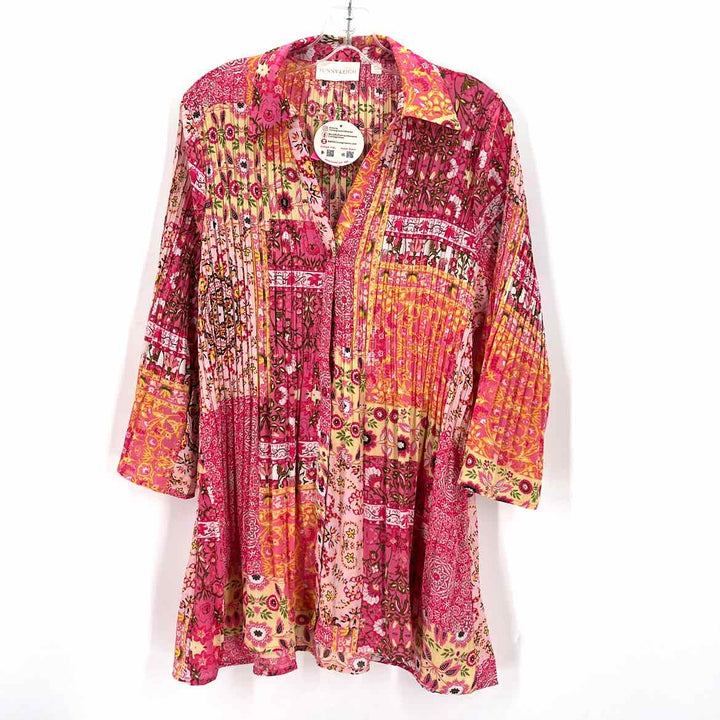 Size 2X SUNNY LEIGH Multi-Color Shirt
