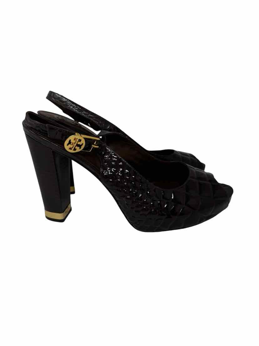 Shoe Size 10 Tory Burch Brown Pumps