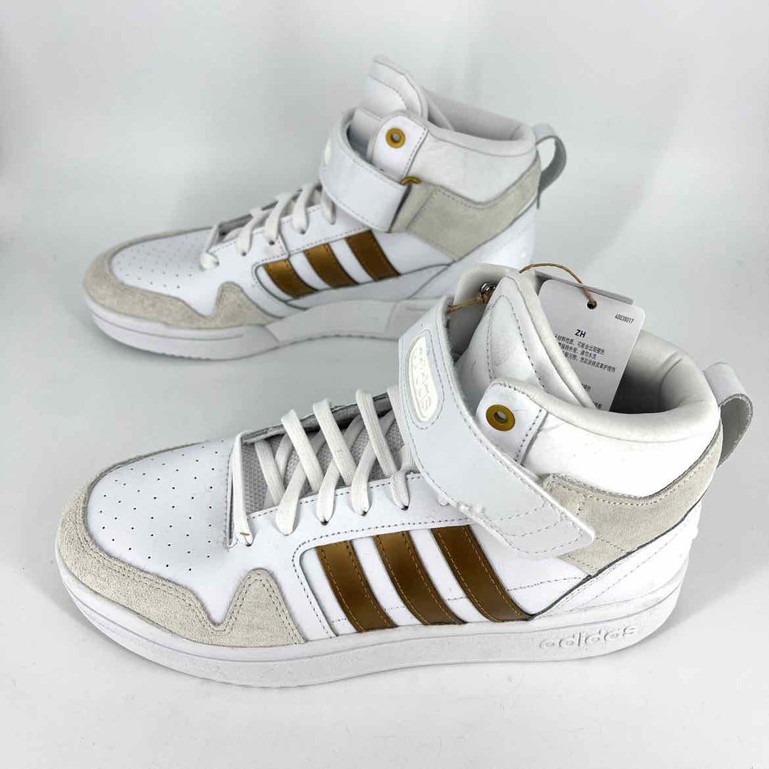 Shoe Size 10 Adidas White Rubber Sneakers