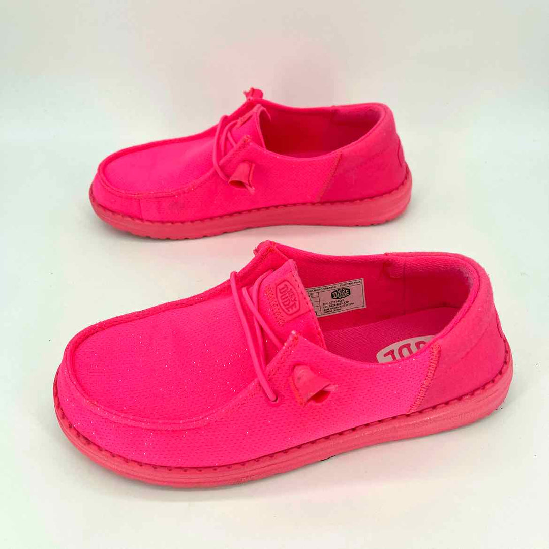 Shoe Size 7 Hot Pink Flats