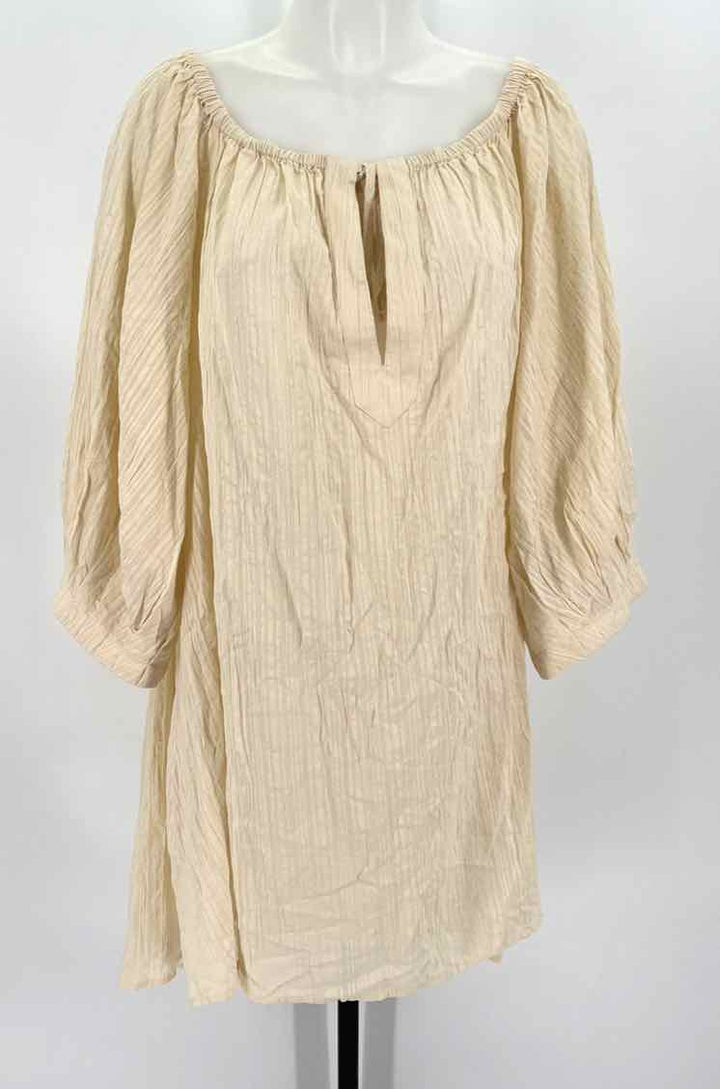 Size XL Anthropologie Cream Dress
