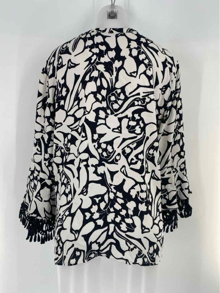 Size 16 Chico's Black/White Shirt
