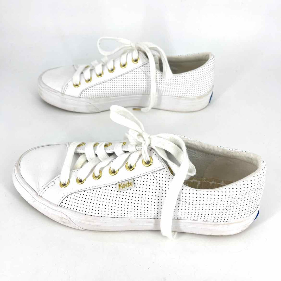 Shoe Size 7.5 Keds White Leather Sneakers