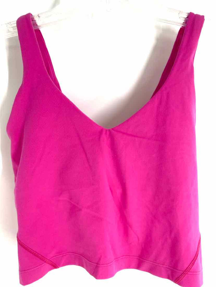 Size 2 Lululemon Pink Bra
