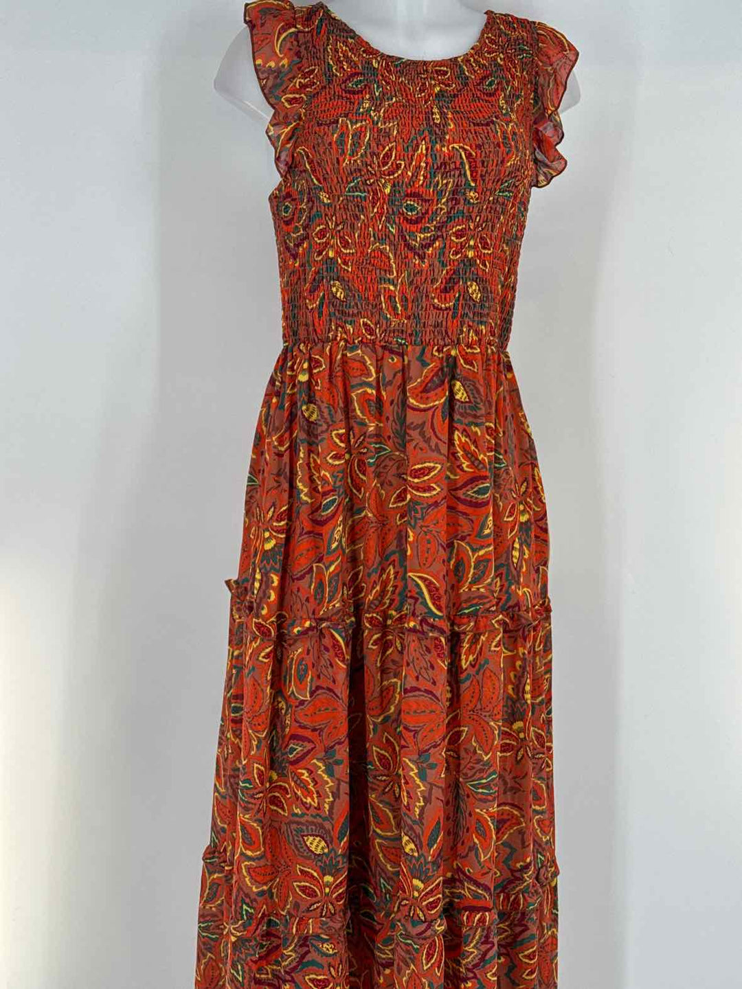 Size M MELLODAY Orange Dress