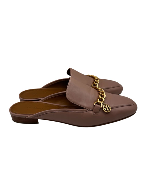 Shoe Size 8 Tory Burch Pink Leather Flats
