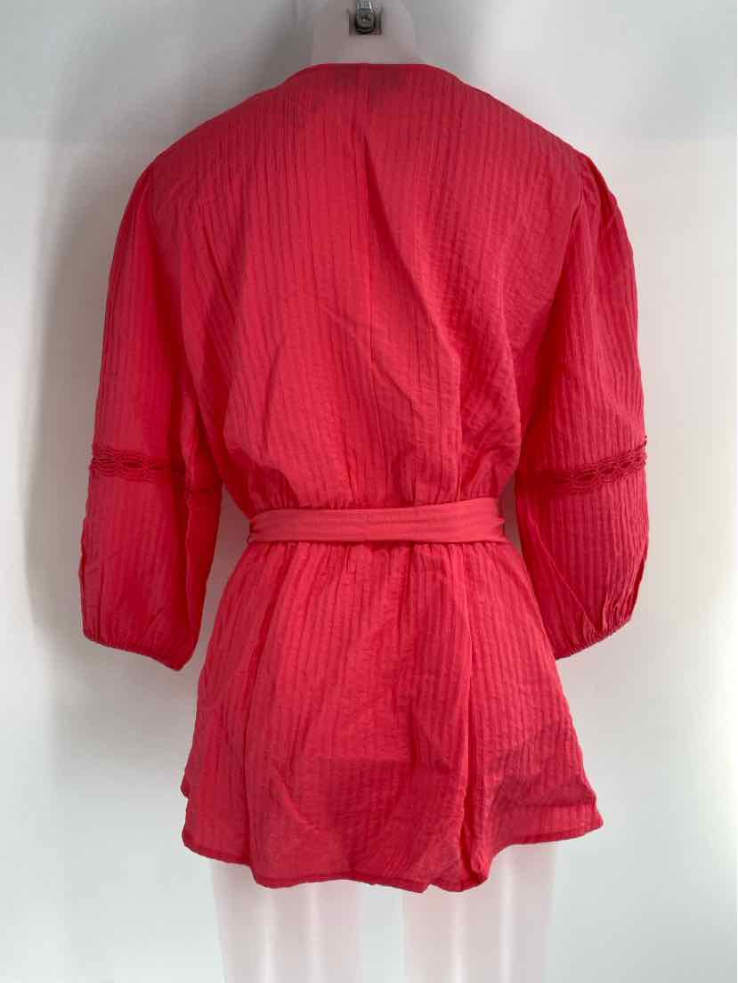 Size 16 LANE BRYANT Salmon Shirt