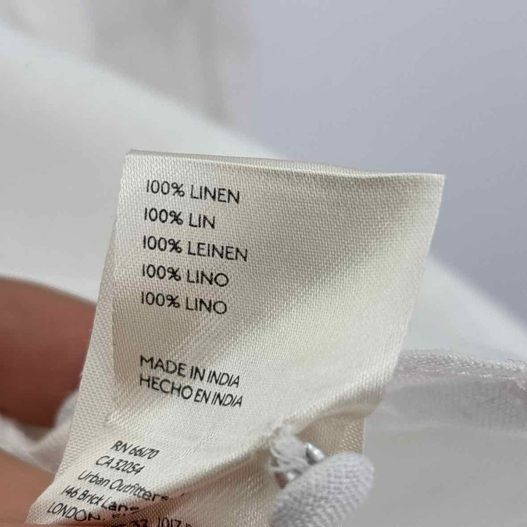 Size M MAEVE White Linen Shirt