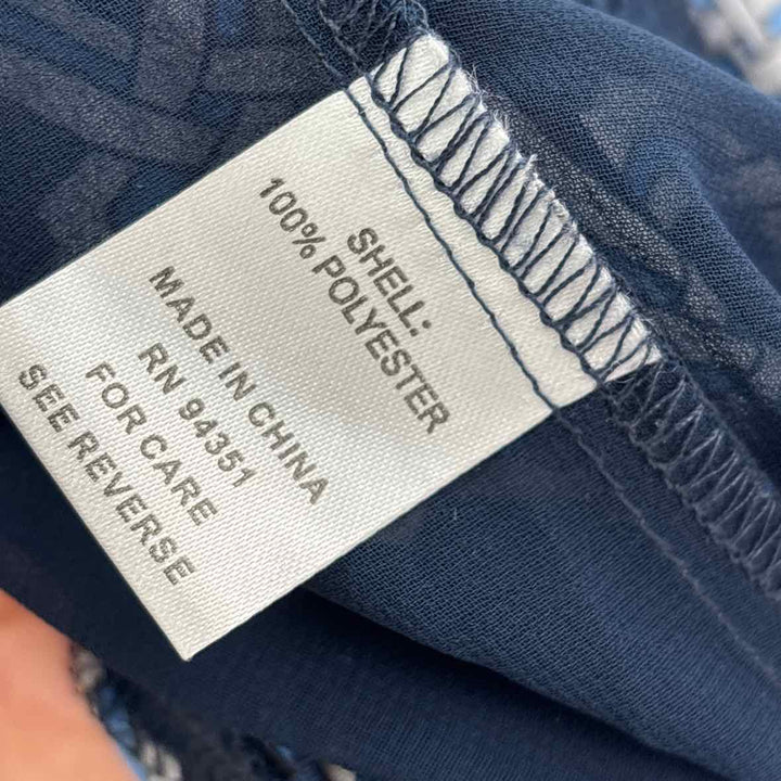 Size S JADE Navy Print Shirt