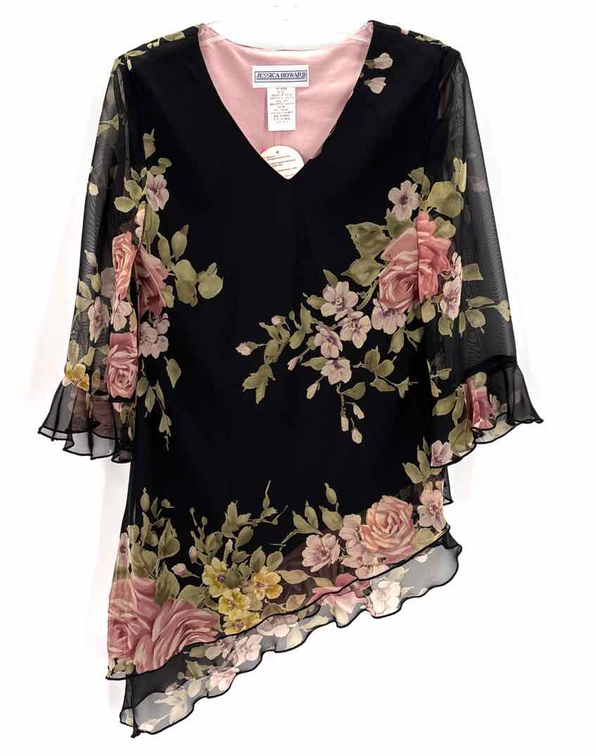 Size 10 JESSICA HOWARD Black 2 PC Dress